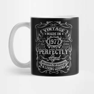 Vintage 1977 43rd Birthday 43 Years Old Gift Mens Mug